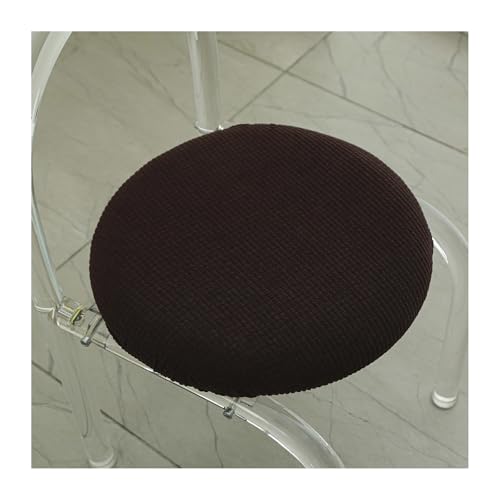 Mswborml Weiche Barhocker Bezug Rund 4/2 Stück, Stretch Hockerbezug Rund 40-45cm, Überzug Barhocker Rund mit Gummiband, Runder Drehstuhl Hockerbezug für Esszimmerstühle, Waschbarer,B,2PCS von Mswborml