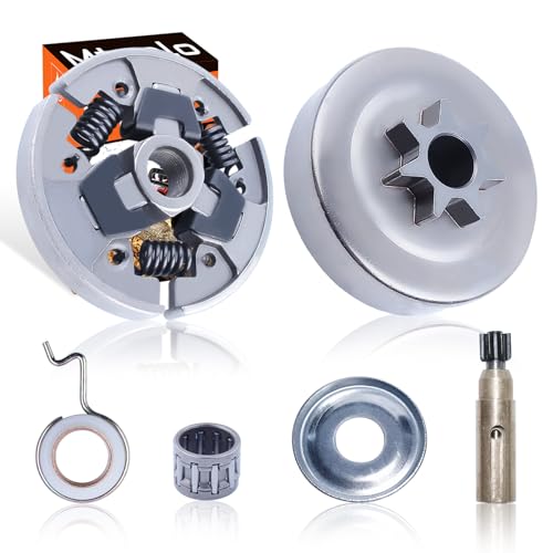 Mtanlo 0,325 Zoll Kupplungstrommelscheiben Set für Stihl 025 023 021 MS250 MS230 MS210 Kettensäge Kupplungstrommel Kupplung Kupplungslager Ölpumpe von Mtanlo