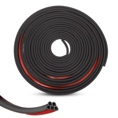 Mtanlo 10M Universal Autotür Türdichtung Gummidichtung, Auto Türdichtung Selbstklebend Gummi, Autotür Kantenschutz, Gummidichtung Selbstklebend, Doppelte Schicht mit Fünf Löchern Mtanlo 10M Universal Autotür Türdichtung Gummidichtung, Auto Türdichtung Selbstklebend Gummi, Autotür Kantenschutz, Gummidichtung Selbstklebend, Doppelte Schicht mit Fünf Löchern von Mtanlo