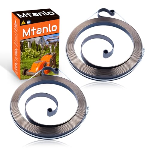 Mtanlo 2 Stück Seilzugstarter-Feder für Stihl BG45 BG46 BG55 BG65 BG85 HS45 4228 190 0600, Seilzugstarter-Feder Mtanlo 2 Stück Seilzugstarter-Feder für Stihl BG45 BG46 BG55 BG65 BG85 HS45 4228 190 0600, Seilzugstarter-Feder von Mtanlo
