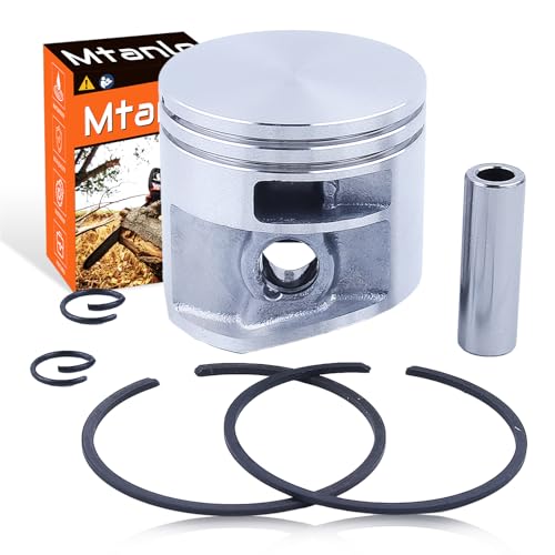 Mtanlo 44,7 mm Kolbenring-Set für Stihl MS271 MS271C MS 271 271C MS261 MS261C Kettensägenzylinder Ersetzen OEM 1141 030 2012,MS271 Kolben Set mit Kolben Ringe Clips Stift von Mtanlo