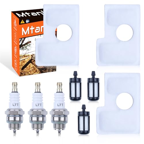 Mtanlo Für Stihl Ms170 Ms180 017 018 Ms180c Kettensäge, Luftfilter, Zündkerze, Kraftstofffilter von Mtanlo