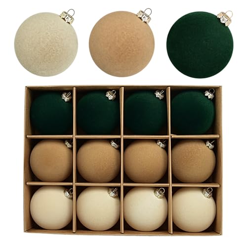 12 Stück Velvet Weihnachtskugeln 6cm Weihnachten Ornamente Ball Bruchsichere Weihnachtshänge Bälle Dekorative Hängende Ornamente für Weihnachtsbaum Heimtürkranz Garland Festival Geschenke Dekorationen 12 Stück Velvet Weihnachtskugeln 6cm Weihnachten Ornamente Ball Bruchsichere Weihnachtshänge Bälle Dekorative Hängende Ornamente für Weihnachtsbaum Heimtürkranz Garland Festival Geschenke Dekorationen von Mtbricey