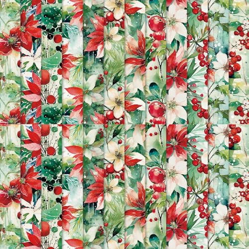 24 Blatt Weihnachts Scrapbooking Papier 12 Motive Weihnachtsmotiv Dekorpapier Bastelpapier Block mit Muster 6 "X 6" Decoupage Papier Vintage Dekorativ Motivpapier für DIY Kartenherstellung Basteln 24 Blatt Weihnachts Scrapbooking Papier 12 Motive Weihnachtsmotiv Dekorpapier Bastelpapier Block mit Muster 6 "X 6" Decoupage Papier Vintage Dekorativ Motivpapier für DIY Kartenherstellung Basteln von Mtbricey