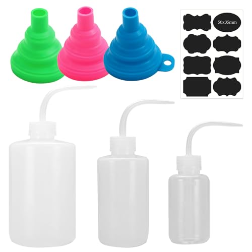 3 Stück Spritzflasche 500ml 150ml 250ml mit 3 Plastik Trommeln Mehrzweck Squeeze Flaschen Laborflasche Kunststoff Chemisch Resistente Waschflasche mit Schmaler Mundsicherheitsspülung für Labor Tattoo 3 Stück Spritzflasche 500ml 150ml 250ml mit 3 Plastik Trommeln Mehrzweck Squeeze Flaschen Laborflasche Kunststoff Chemisch Resistente Waschflasche mit Schmaler Mundsicherheitsspülung für Labor Tattoo von Mtbricey