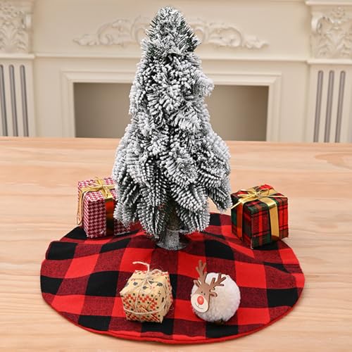 Tischplatte Mini Weihnachtsbaum Decke Tannenbaum Decke 38 cm Rot Schwarz Kariert Rundrock Weihnachtsbaum Abdeckungen Tannenbaum Decke Weihnachtsbäume Rock Teppich Christbaumdecke für Party Dekoration Tischplatte Mini Weihnachtsbaum Decke Tannenbaum Decke 38 cm Rot Schwarz Kariert Rundrock Weihnachtsbaum Abdeckungen Tannenbaum Decke Weihnachtsbäume Rock Teppich Christbaumdecke für Party Dekoration von Mtbricey