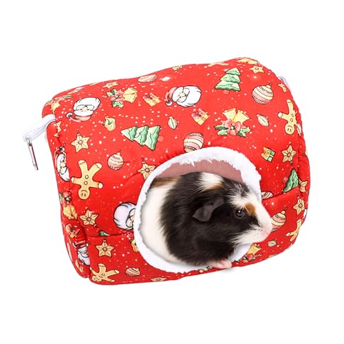 Weihnachten Meerschweinchen Betthöhle Warmes Hamsterhaus Gemütliches Tierhaus Höhlenbetten Weichem Klein Versteck Bett Kleintier Winterhaus für Hamster Zwergkaninchen Ratten Igel Chinchilla Bartagamen Weihnachten Meerschweinchen Betthöhle Warmes Hamsterhaus Gemütliches Tierhaus Höhlenbetten Weichem Klein Versteck Bett Kleintier Winterhaus für Hamster Zwergkaninchen Ratten Igel Chinchilla Bartagamen von Mtbricey