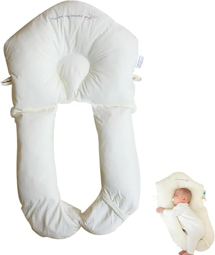 Mtibfv Baby Kopfkissen Gegen Plattkopf,seitenstützkissen Für Babys,Ganzkörper-Stützkissen U-Form Hug Kissen Für Kopf，Verstellbare Kopfstütze Für Kopf, Nacken, Beine Und Den Ganzen Körper (A) von Mtjbfv