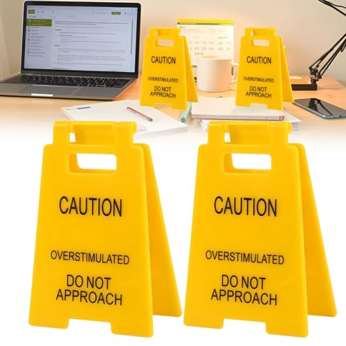 Vorsicht Überstimulierte Zeichen,mini-warnschild „überreizter Schreibtisch“,schreibtischschild Vorsicht, Lustiges Büroschreibtisch Warnschild, Rutschfestes Basi,humorvolles Bürodekorationgro-2pc Vorsicht Überstimulierte Zeichen,mini-warnschild „überreizter Schreibtisch“,schreibtischschild Vorsicht, Lustiges Büroschreibtisch Warnschild, Rutschfestes Basi,humorvolles Bürodekorationgro-2pc von Mtjbfv