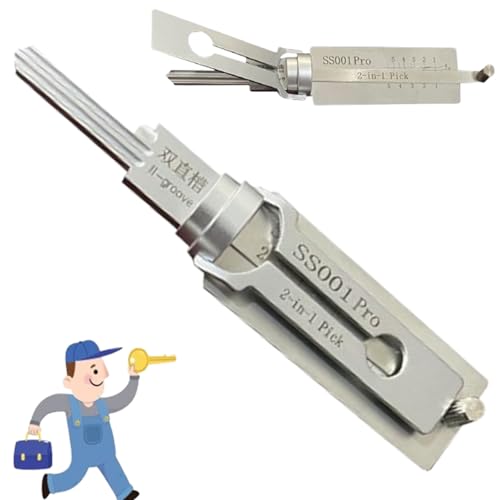 Lock Keeper, Lock Opening Tool, Key Decoder 2 In 1, Lock Cracker Tool, Master Key Decoder, SS001 Pro, SS002, SC1 Stainless Steel Key Decoder, Auto Lock Pick, Stainless Steel Master Key Decode Lock Keeper, Lock Opening Tool, Key Decoder 2 In 1, Lock Cracker Tool, Master Key Decoder, SS001 Pro, SS002, SC1 Stainless Steel Key Decoder, Auto Lock Pick, Stainless Steel Master Key Decode von Mtjbfv