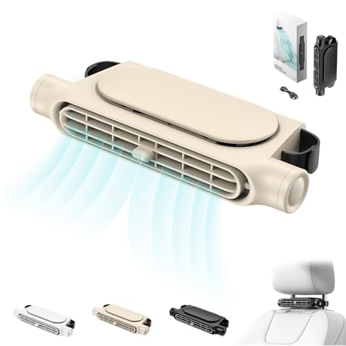 Mtjbfv Tragbare Klimaanlage Fürs Auto,auto Ventilator Für Rücksitzautositzventilator,auto Sitzbelüftung Mit Usb,seat Car Fan Portable Plug-in Three-speed,für SUV, LKW, Wohnmobile & PKW-C Mtjbfv Tragbare Klimaanlage Fürs Auto,auto Ventilator Für Rücksitzautositzventilator,auto Sitzbelüftung Mit Usb,seat Car Fan Portable Plug-in Three-speed,für SUV, LKW, Wohnmobile & PKW-C von Mtjbfv