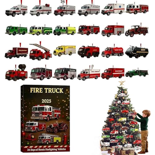 adventskalender feuerwehr,weihnachts-adventskalender 2025 für autofans,mit 24 verschiedenen Mini-Feuerwehrauto-Ornamenten,Sammelfahrzeuge Spielzeug Für Kinder Geburtstag Familienfest Party-A adventskalender feuerwehr,weihnachts-adventskalender 2025 für autofans,mit 24 verschiedenen Mini-Feuerwehrauto-Ornamenten,Sammelfahrzeuge Spielzeug Für Kinder Geburtstag Familienfest Party-A von Mtjbfv
