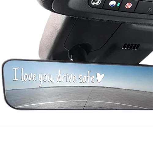 i love you drive safe aufkleber,ich liebe dich – spiegelaufkleber für sicheres fahren,„i love you drive safe“-buchstaben-design-etiketten-emblem,auto aufkleber spiegel außen ich liebe dich,-C||4PCS von Mtjbfv