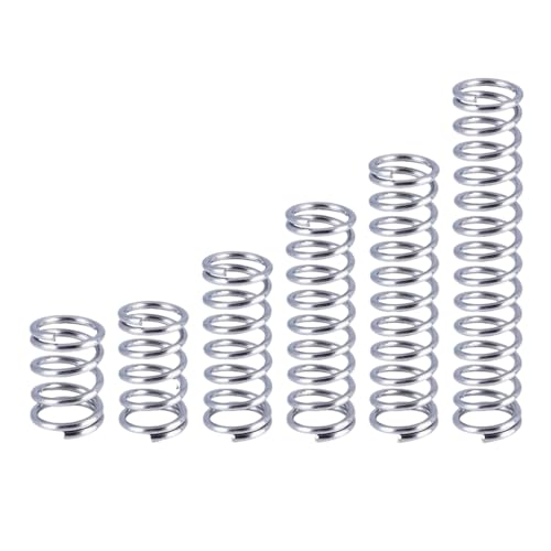 Edelstahl Druckfeder, 1.2mm x 23mm x 20mm, 1.2mm Drahtdurchmesser, 23mm OD, 20mm Freie Länge, Packung mit 10 Edelstahl Druckfeder, 1.2mm x 23mm x 20mm, 1.2mm Drahtdurchmesser, 23mm OD, 20mm Freie Länge, Packung mit 10 von Mtjujuswo