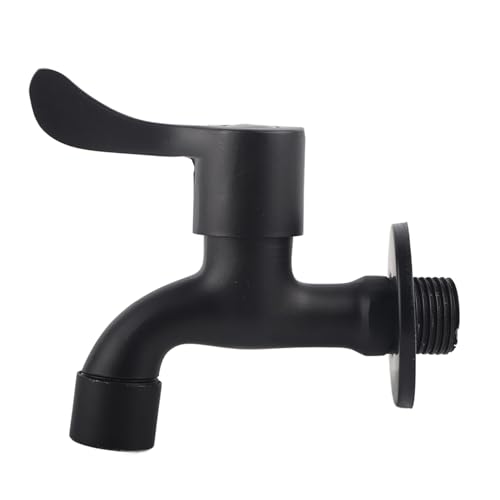 MTLAVISHY 304 Edelstahl Wandmontagmontaghahn Wasserhahn hochwertiger Proof Explosion einfrieren Cracking mit Tropfkeramikscheibenventilen für Badezimmer -Mop -Pool -Waschmaschine (Mop pool faucet) von Mtlavishness