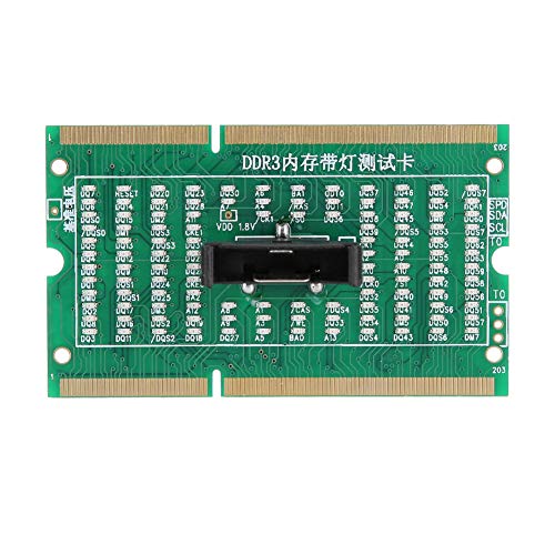MTLavish So-DIMM Analyzer Diagnose Tester Post-Testkarte für Laptop DDR234 mit Leichter DDR3 unterstützt sowohl Vorwärts- als auch Reverse-Schnittstellen-PCB-Größe 6.7 * 4cm ideal (DDR3) von Mtlavishness