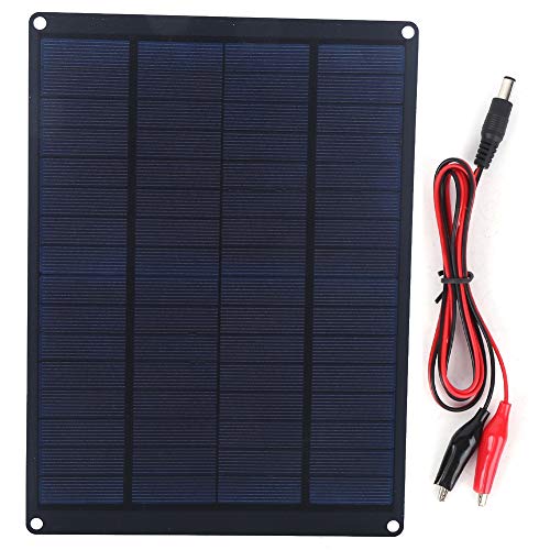 Mtlavish 10W monokristalline Silizium -Solarpanel -Kit tragbare Kraft für Auto und Telefon ideal für das Wandercamping im Freien und Reisen mit Überladung und Rückwärtsspannung von Mtlavishness