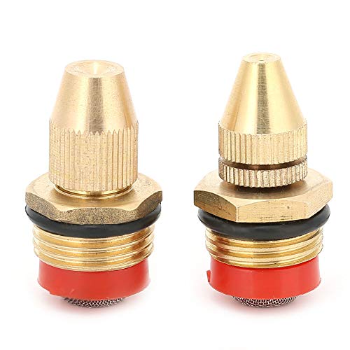 Mtlavish 2pcs Zentrifugal Sprinkler Garten Bewässerung Misting Spray Düse Hochwertige Messinggüterlebensdauer frei anpassen einfach zu bedienen für Brunnengebäudedachkühlung klein von Mtlavishness