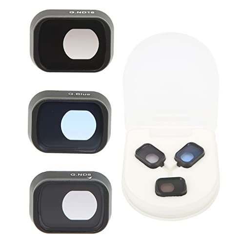 Mtlavish 3pcs Drohnenkamera Filter optische Glas GND Blue GND8 GND16 Filter Verbesserung der Landschaftsfotografie bieten einen weichen Gradienteneffekt für 3 Pro von Mtlavishness