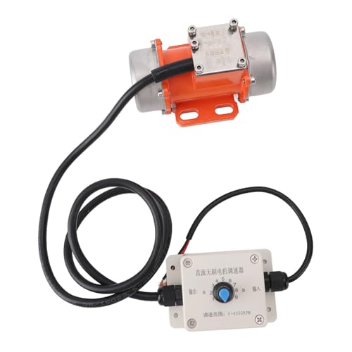 Mtlavish -Beton -Vibration Motor Premium Aluminium legiert bürstenloser Entwurfsgeschwindigkeit für Bergbaumetallurgie Kohlekraftkonstruktion Casting Food und mehr DC 24 V 50W IP65 (15W) von Mtlavishness