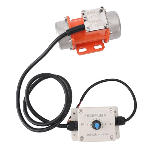 Mtlavish -Beton -Vibration Motor Premium Aluminium legiert bürstenloser Entwurfsgeschwindigkeit für Bergbaumetallurgie Kohlekraftkonstruktion Casting Food und mehr DC 24 V 50W IP65 (20W) von Mtlavishness