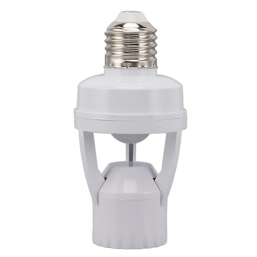 Mtlavish -Bewegungssensor Light Sockel PIR Bewegung E27 Schraublampen -Adapter Auto auf Off Night Light Control ideal für Keller Garagen Kleiderschränke Abstellräume Treppen und Mtlavish -Bewegungssensor Light Sockel PIR Bewegung E27 Schraublampen -Adapter Auto auf Off Night Light Control ideal für Keller Garagen Kleiderschränke Abstellräume Treppen und von Mtlavishness