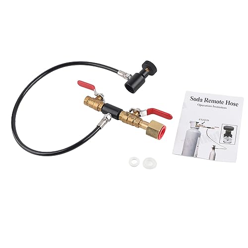 Mtlavish CO2 -Nachfülladapter -Tool und einfach zu installieren, um Ihre eigenen CO2 -Tanks mit G5/8 CGA320 -Anschluss und 24 -Zoll -Schlauch zu füllen (24 Zoll lang G1/2 (CGA320)) von Mtlavishness