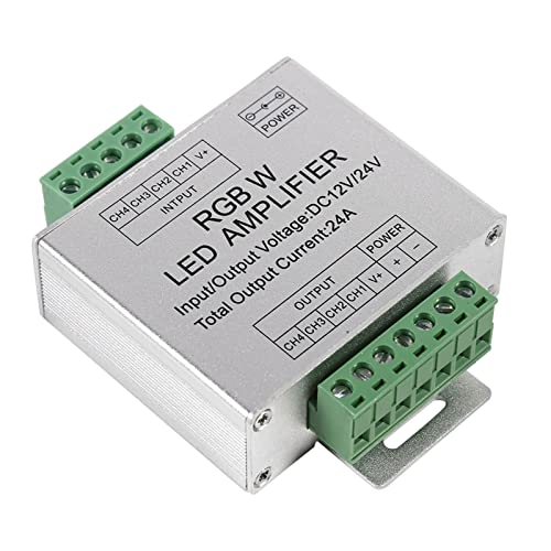 Mtlavish DC12 24V 24A RGBW Verstärker 4 Kanalausgangsschaltung Aluminium Shell -LED -Streifenstreifen ideal für Urlaub Event Show Ausstellung LED -Strip -Leuchten hält RGBW Mtlavish DC12 24V 24A RGBW Verstärker 4 Kanalausgangsschaltung Aluminium Shell -LED -Streifenstreifen ideal für Urlaub Event Show Ausstellung LED -Strip -Leuchten hält RGBW von Mtlavishness