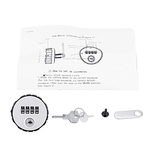 Mtlavish Digital Zink Legierung Passwort Safe Sperre Starke Safe und ideal für Werkzeugkästen Schränke Schubladen Postkasten Schulschließfächer mit 20 mm oder 26 mm (Installationsdicke 20 mm) von Mtlavishness