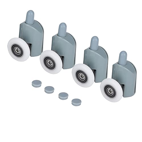Mtlavish Ersatz Dusche Schieberglas Türboden Läufer Roller Rollscheiben Rad Einrad und für die Verwendung von 5 mm oder 6 mm Glastüren für die meisten Duschkabinen -Duschen und (Einzelrunde) von Mtlavishness