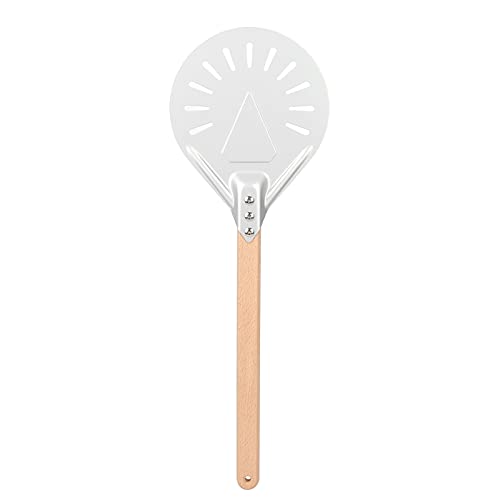 Mtlavish Round Pizza Spatel ideal für Pizza zu Hause oder in professionellen Küchen abnehmbarer Griff für komfortablen Griffe und einfach gebrauchswerte 41 cm abnehmbare (7-inch punched pizza shovel Mtlavish Round Pizza Spatel ideal für Pizza zu Hause oder in professionellen Küchen abnehmbarer Griff für komfortablen Griffe und einfach gebrauchswerte 41 cm abnehmbare (7-inch punched pizza shovel von Mtlavishness