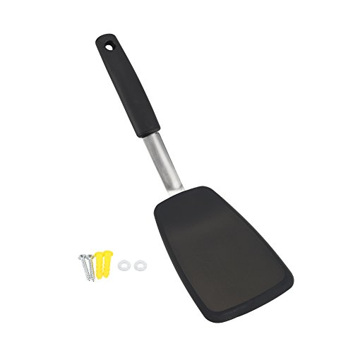 Mtlavish Silicon Spatel Turner Non -Stick -Küche Utensil ideal zum Umdrehen von Eierbannkuchen Fischfleisch und mehr aus Silikon und Edelstahl aus Lebensmittelqualität mit einem Mtlavish Silicon Spatel Turner Non -Stick -Küche Utensil ideal zum Umdrehen von Eierbannkuchen Fischfleisch und mehr aus Silikon und Edelstahl aus Lebensmittelqualität mit einem von Mtlavishness