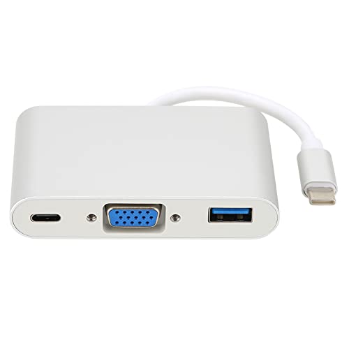 Mtlavish Typ C zu VGA USB3.0 PD 3 in 1 Aluminiumlegierungsadapter DREI in Einer Lösung für Verschiedene Geräte und sicheres Ladungs Peripheriegeräte wie Maus -Tastatur U Mtlavish Typ C zu VGA USB3.0 PD 3 in 1 Aluminiumlegierungsadapter DREI in Einer Lösung für Verschiedene Geräte und sicheres Ladungs Peripheriegeräte wie Maus -Tastatur U von Mtlavishness