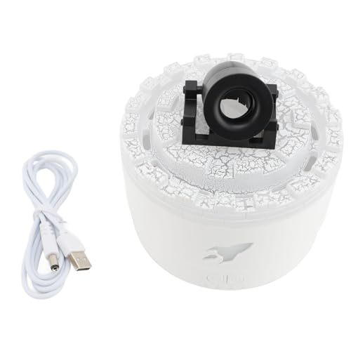 Mtlavish USB -Duft Diffusor ätherische Öl Aromatherapie Maschine mit Farb LED Light Coolnebel zum Entspannen von Hause mit 7 Farben LED 4 Timing -Modi cooler Nebel 300 ml geeignet (Weiß) von Mtlavishness