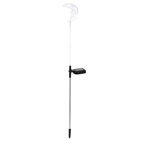 Mtlavish solar angetrieben 6LED Buntes Lampen energieeffizient für Innen- und Außengarten Yard Rasen Balkon Schlafzimmer Wohngeschäft für industrielle Touristengebiet Grüne (Mond geformt) von Mtlavishness