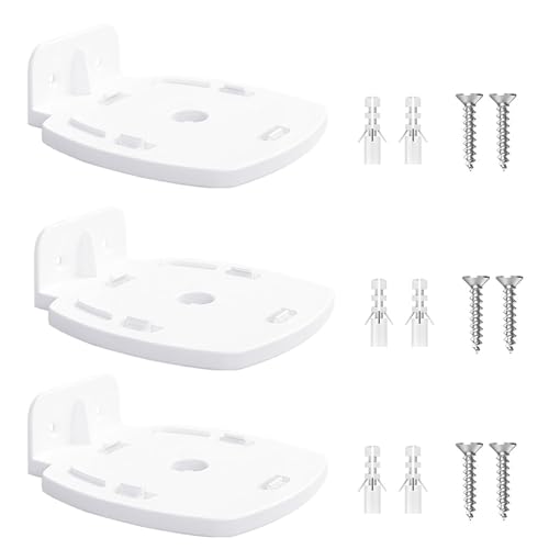 Mtlavish velop dual Band WiFi Router Wandmontagehalterhalter Stehen die e Lösung für den Innengebrauch mit seinem kompakten leichten Design und Premium -Weiß -Abs -Kunststoff, (3) von Mtlavishness