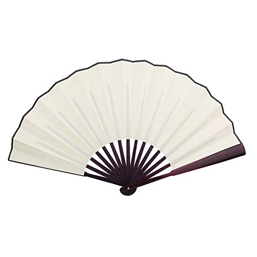 Mtlavishness 10 Zoll Klapp ventilator Schönes dekoratives Holz und hoher Knochen geeignet für Hochzeits party Tanz Wohnzimmer Schlafzimmer Büro Rot (Weiß) von Mtlavishness