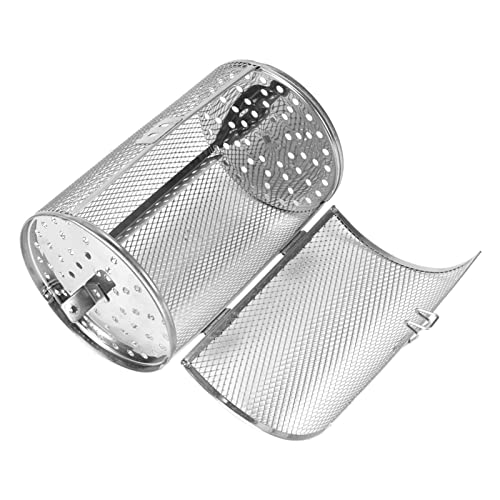Mtlavishness 12 bis 18 cm Edelstahl-Ofen-Korb hohe Temperatur zum Backen von Muttern Bohnen im Ofen oder auf BBQ-Grill mit 360-Grad-Drehung und beweglicher Tür Mtlavishness 12 bis 18 cm Edelstahl-Ofen-Korb hohe Temperatur zum Backen von Muttern Bohnen im Ofen oder auf BBQ-Grill mit 360-Grad-Drehung und beweglicher Tür von Mtlavishness