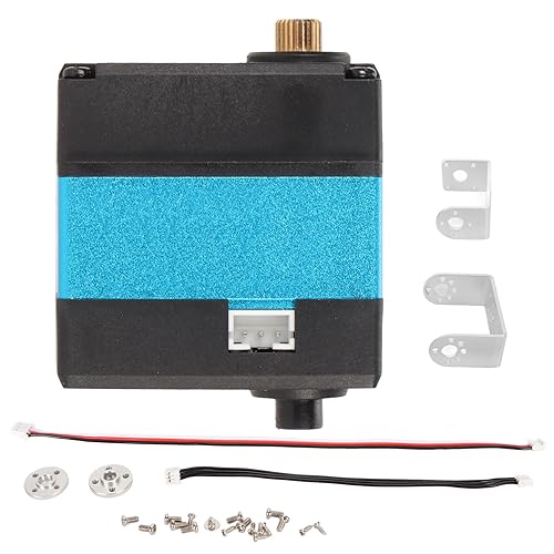 Mtlavishness 25 kg.cm Weitbereichsspannungs-Serieller Bus-Servo mit hochpräzisem, großem Torsions-Programmierbarem 360-Grad-Magnet-Encoder für diverse Anwendungen Unterstützt 6 von Mtlavishness