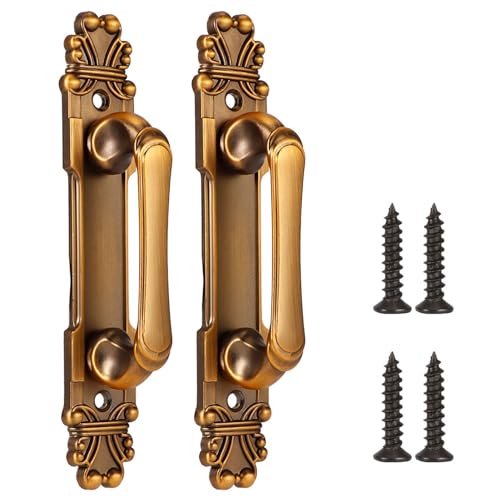 Mtlavishness 2pcs set europäische antike Zinklegierungstür -Ziehgriffe schön und exquisit für die meisten Möbel, ideal für Aluminiumlegierung Balkon mit Gleiten und Holztüren mit Mtlavishness 2pcs set europäische antike Zinklegierungstür -Ziehgriffe schön und exquisit für die meisten Möbel, ideal für Aluminiumlegierung Balkon mit Gleiten und Holztüren mit von Mtlavishness