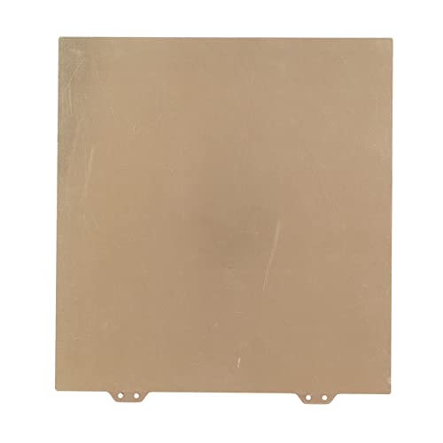 Mtlavishness 3D Printer Build Plate Gold Powdered 10.4in Long 9.8in Wide Easy to Install Steel Plate for Vyper Repair Replacement (Gold Steel Plate) von Mtlavishness