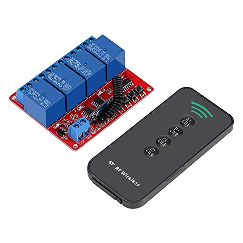 Mtlavishness 433mHz 24V 4Ch Fernbedienungsschalter -Relais -Empfängermodul mit 4 Schlüssel -HF -Sender -Kit ideal für die Steuerung von Home -Appliances Light Bars Lamps Lüfter Mtlavishness 433mHz 24V 4Ch Fernbedienungsschalter -Relais -Empfängermodul mit 4 Schlüssel -HF -Sender -Kit ideal für die Steuerung von Home -Appliances Light Bars Lamps Lüfter von Mtlavishness