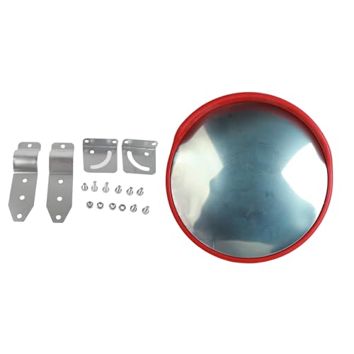 Mtlavishness 45cm Weitwinkel-konvexer Verkehrs Spiegel wetterfest sorgt für maximale Straßen-und Auffahrt ideal für Gemeinden Lager Kranken häuser Fabriken Parkhäuser und hohe von Mtlavishness