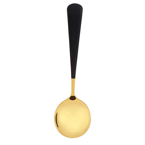 Mtlavishness Edelstahl Suppen löffel Elegantes und schlichtes Design mit runden Kanten für den Einsatz ideal für Heim restaurant Camping und Party verwenden 304 Edelstahl Gold Mtlavishness Edelstahl Suppen löffel Elegantes und schlichtes Design mit runden Kanten für den Einsatz ideal für Heim restaurant Camping und Party verwenden 304 Edelstahl Gold von Mtlavishness