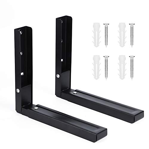 Mtlavishness Haushalts-Teleskop-Mikrowellen-Ofen halter Wand halterung Zubehör-Kits Toll für die Einsparung von Platz in der Heim küche aus hochhärtem Metall mit 90 Grad und von Mtlavishness