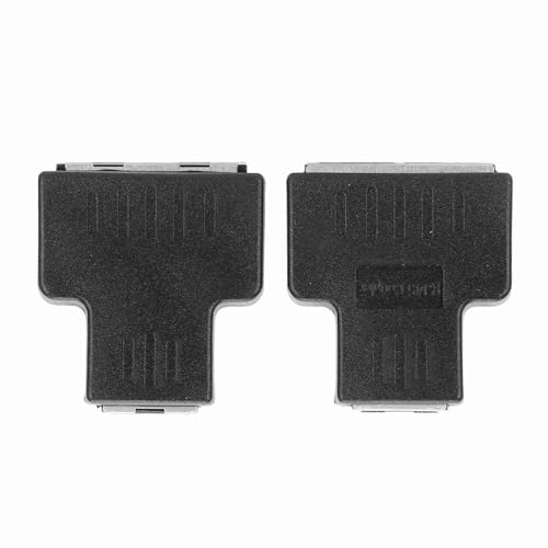 Mtlavishness Kabelkoppler 1-In 2-Out 4. 0×4. 0×2. 0 2-teiliger Ethernet-Kabeladapter In 2 Out Rj45-Buchse Schnittstelle LAN-Anschluss Kabelverlängerung Splitter für Internetkabel von Mtlavishness