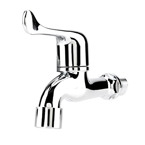 Mtlavishness Premium -Kunststoff -Wasserhahn mit Single -Ausguss und Griff und elegant für verschiedene Verwendungszwecke ideal für Waschmaschinen Küchenspüle Badewanne Badewanne (Fischschwanz) von Mtlavishness