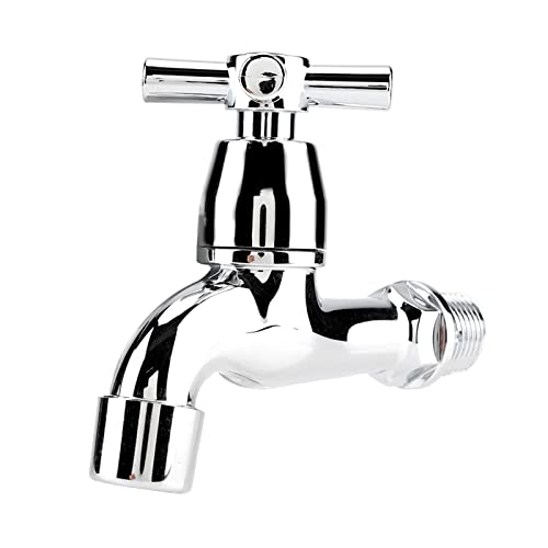 Mtlavishness Premium -Kunststoff -Wasserhahn mit Single -Ausguss und Griff und elegant für verschiedene Verwendungszwecke ideal für Waschmaschinen Küchenspüle Badewanne Badewanne (Kreuzen) von Mtlavishness