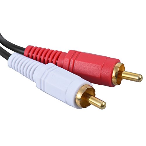 Mtlavishness Titel 1 5 Meter 5 Fuß langes Stereo-Audiokabel mit zwei XLR-Steckern auf zwei Stecker. Ideal zum Anschließen von DJ-Controllern, Mischpulten und Mikrofonen an von Mtlavishness