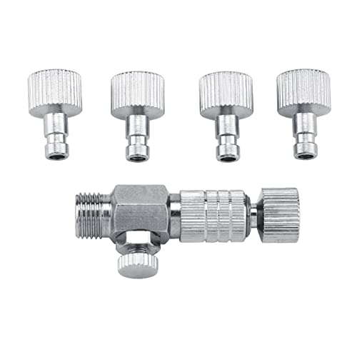 Mtlavishness Trenn adapter Airbrush Horse Schnell verbinder Set Hochwertige Schnell verschluss kupplung zum Anschließen von Airbrush und mit 4 Stück/8 männlichen und weiblichen von Mtlavishness